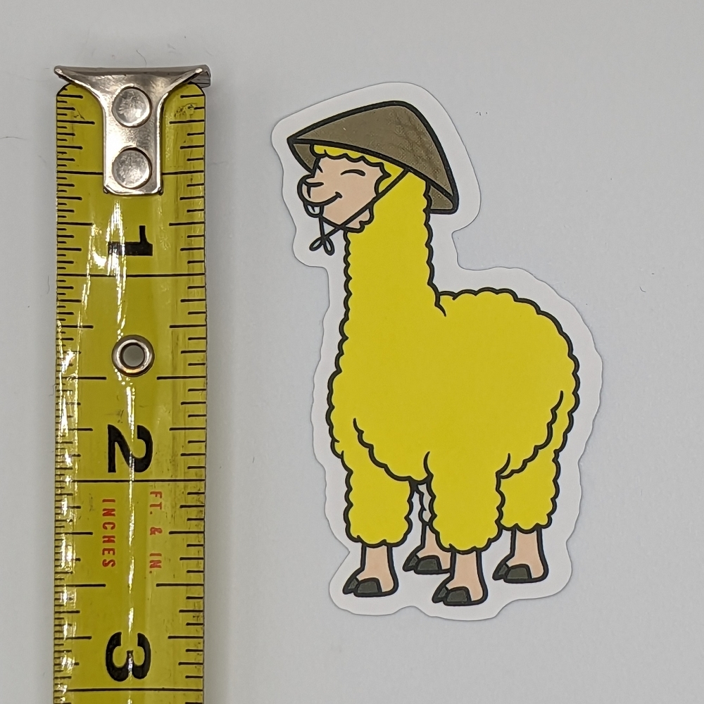 Llama Sticker - Picture 2 of 2
